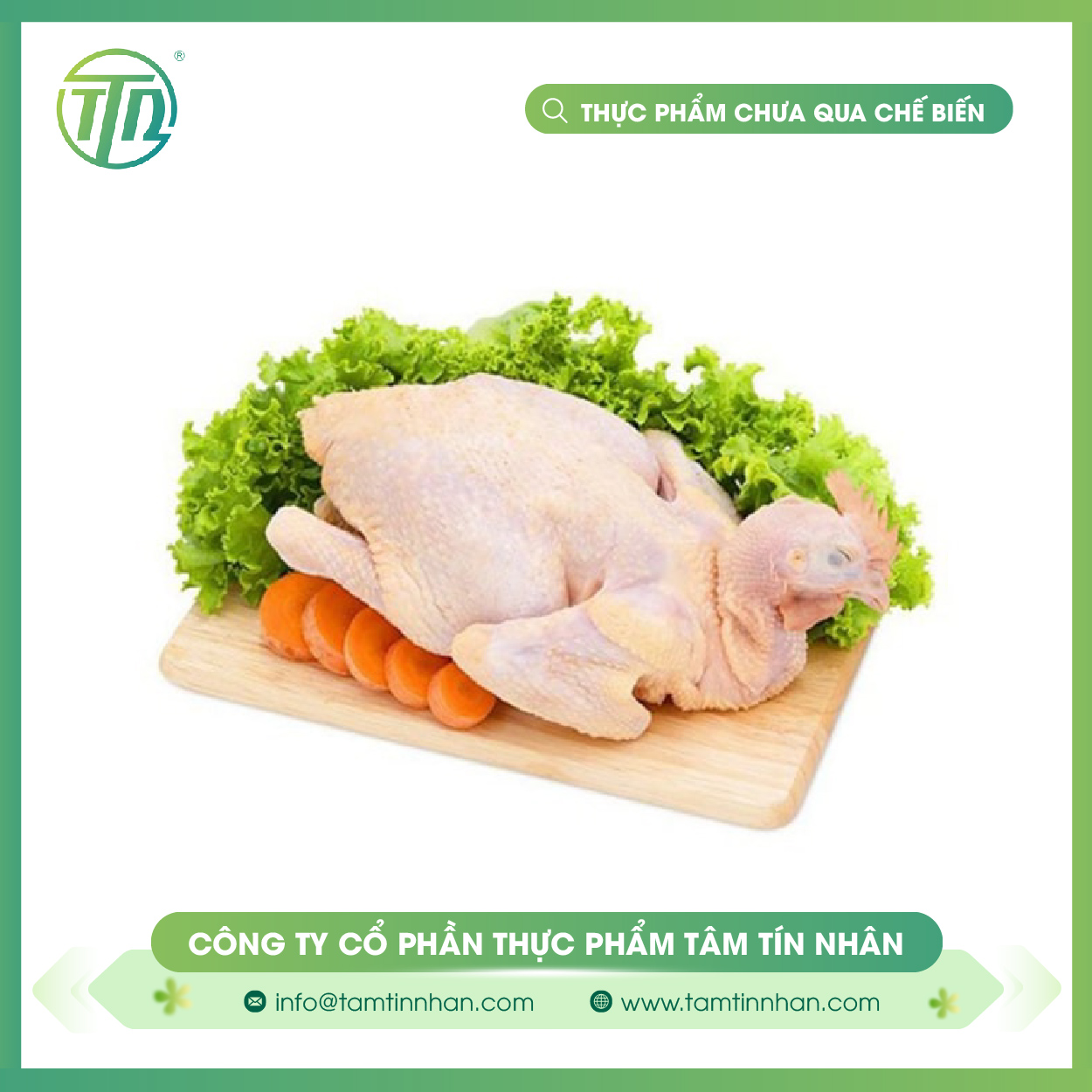 Gà nguyên con làm sạch