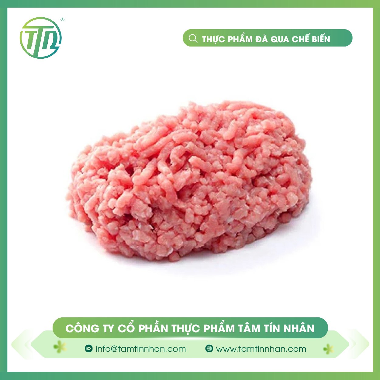 Thịt heo nạc xay